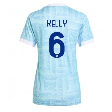 Juventus Lloyd Kelly #6 Bortatröja Dam 2025-26 Korta ärmar